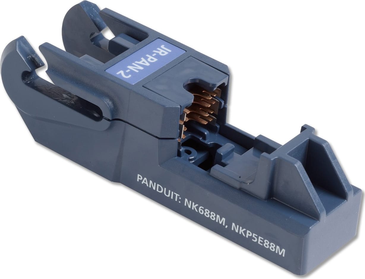 Fluke Networks JR PAN 2 H Jack Rapid Replacement Blade Head for Panduit NK688M | Network Cable Repair Tool | Ideal for Data Center & Telecom Installations