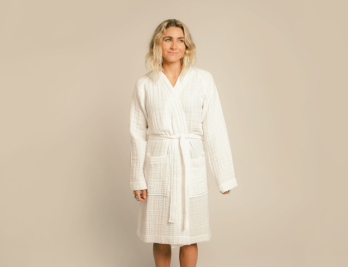Soft and Breathable Gauzy Robe for Women - Lightweight Loungewear for Spa, Beach, and Home Relaxation
