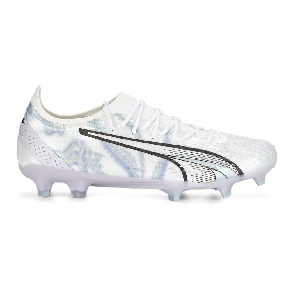 PUMA Women's Ultra Ultimate Brilliance Firm Ground Soccer Cleats - White (Size 7.5 M) for Firm & Soft Ground - Perfect for Competitive Matches & Training Sessions