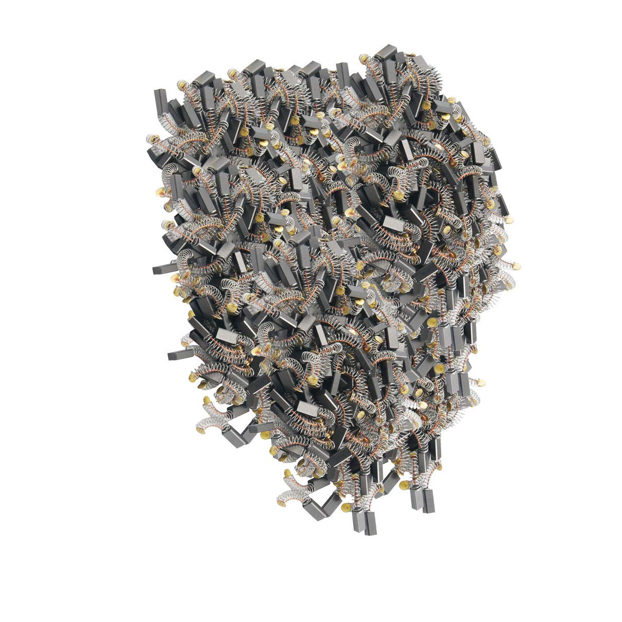 200 Pcs 4mm x 6mm x 12mm Small Electric Motors - Permanent Magnet DC Motors with Carbon Brushes for DIY Projects, Robotics, and Model Building