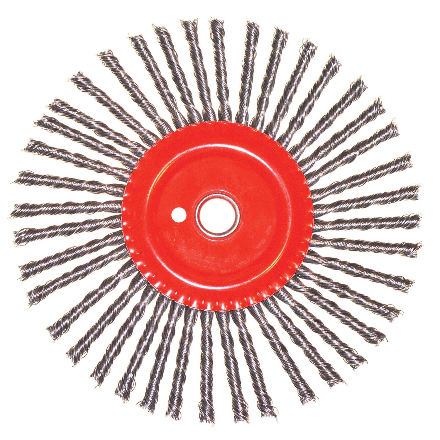 Alfa Tools WBPJ12 12-Inch Pavement Joint Wire Brush Wheel - Heavy Duty Concrete Surface Prep, Rust Removal & Joint Cleaning for Driveways, Sidewalks & Construction Projects