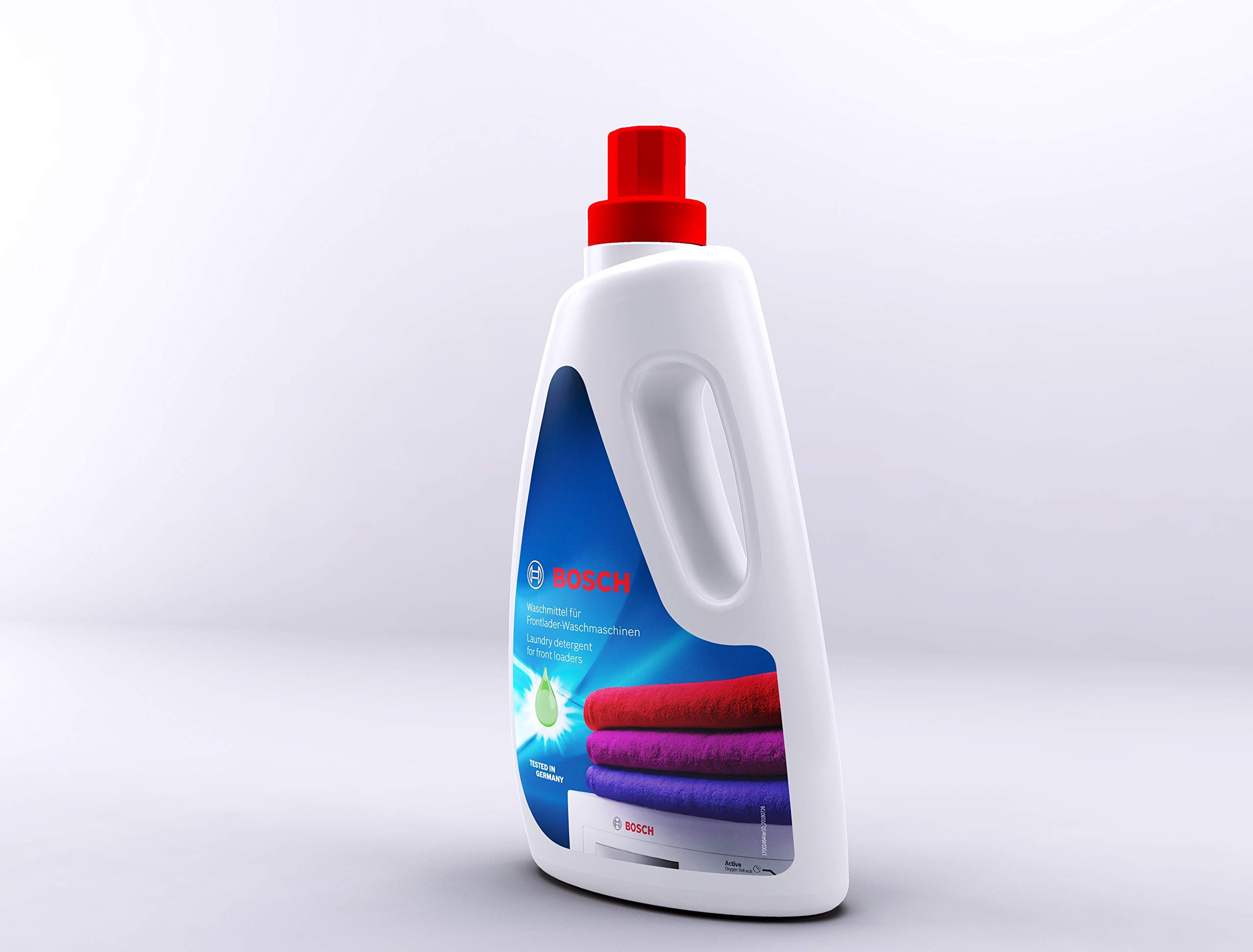 Bosch Liquid Laundry Detergent for Front Load Washers - 1 Liter Bottle | High Efficiency HE Cleaner for Delicates & Activewear | Perfect for Apartments & Small Spaces