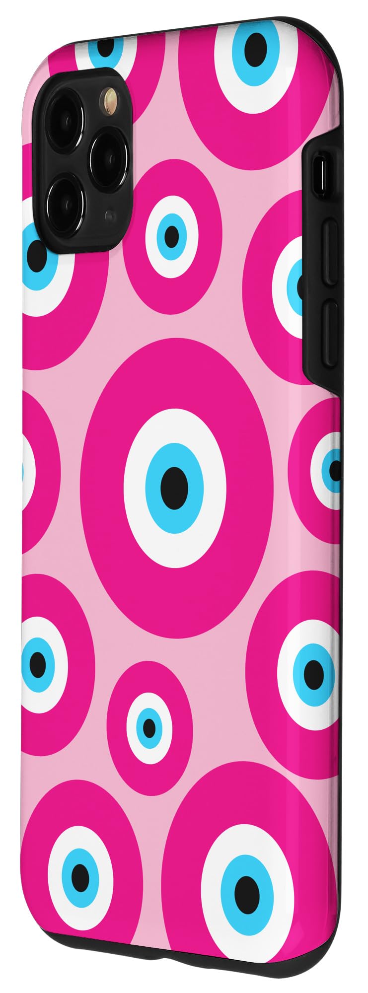 iPhone 11 Pro Max Case - Pink Evil Eye Protection Cover | Slim Fit, Scratch Resistant | Perfect for Everyday Use, Travel & Gift Giving