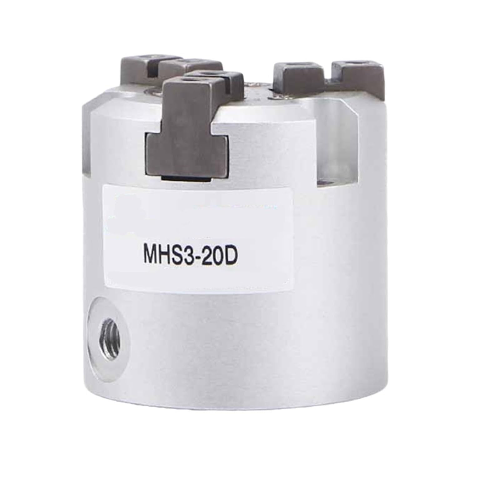 Pneumatic Three-Jaw Center Through Hole Gripper Finger Air Claw MHS3H-16D to 125D - Industrial Automation, CNC, Robotics, and Assembly Line Applications (Color: MHSH3-16D)