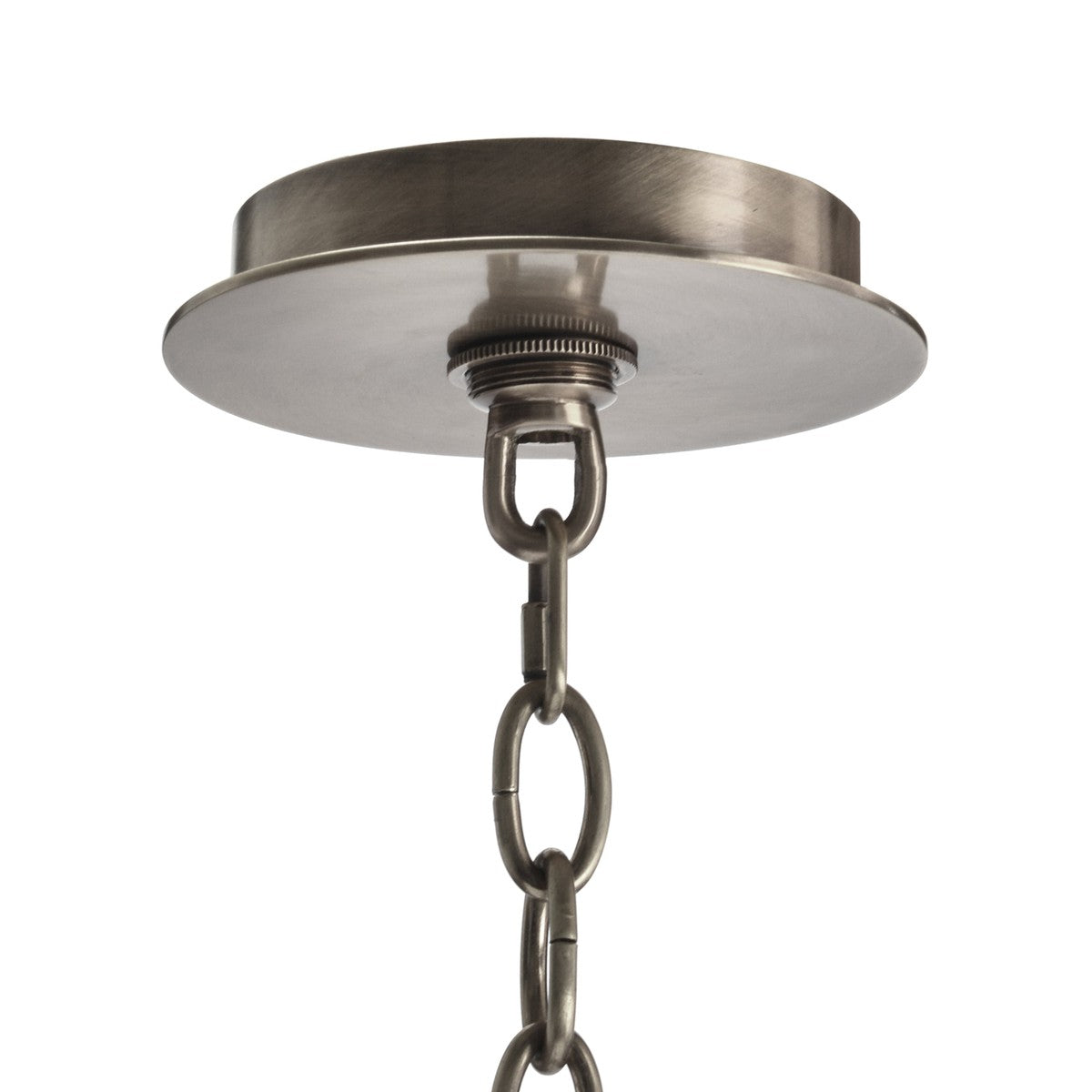 Stylish Acrylic and Nickel 6-Light Chandelier in Silver Finish - Perfect for Dining Room, Bedroom or Living Room Lighting