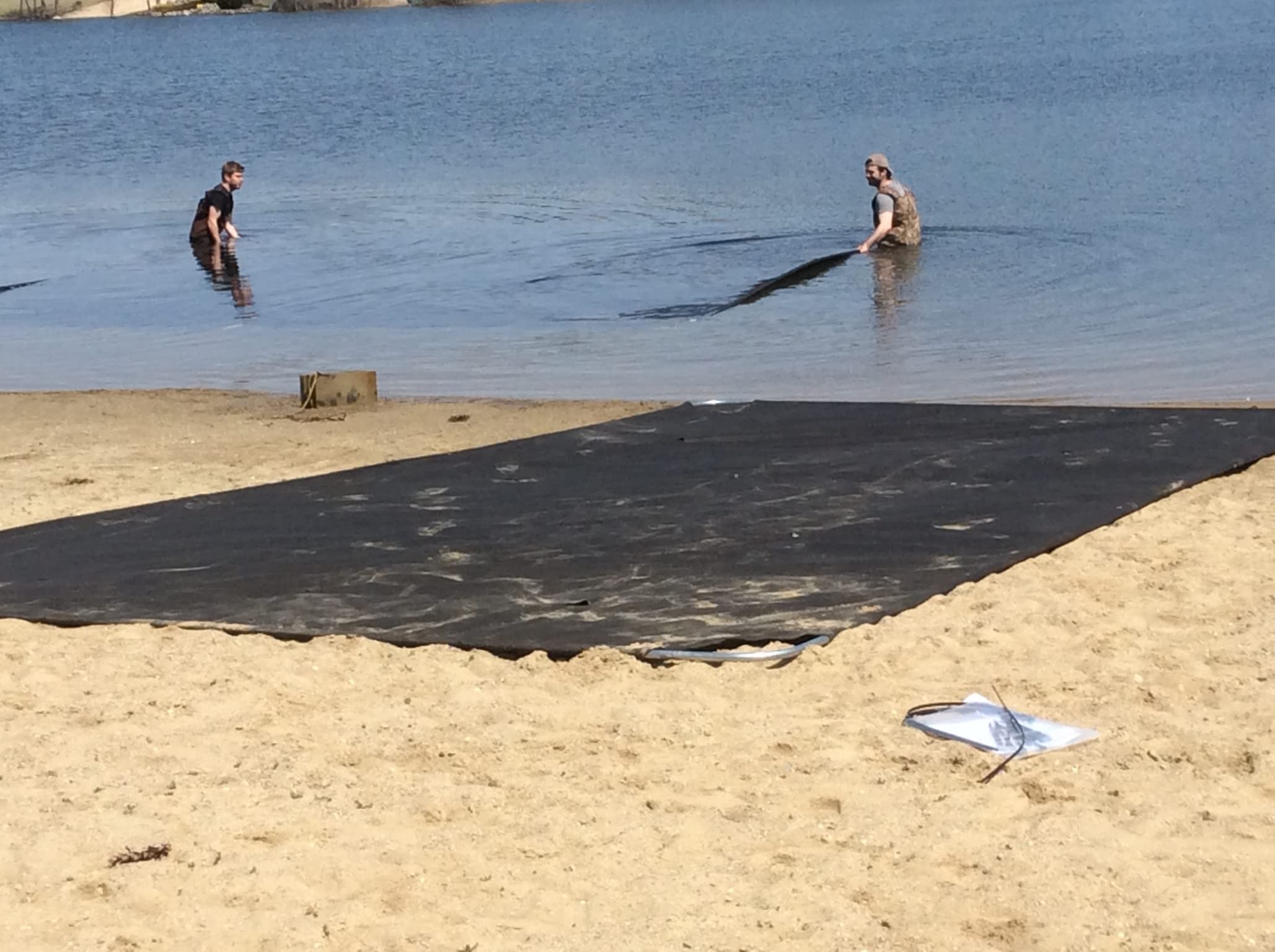 SandMat - 12.5'x40' Natural Erosion Control Fabric for Shoreline & Beach Protection - Eco-Friendly Weed Barrier for Landscaping & Waterfront Stabilization - Perfect for Lakes, Ponds, and Coastal Areas