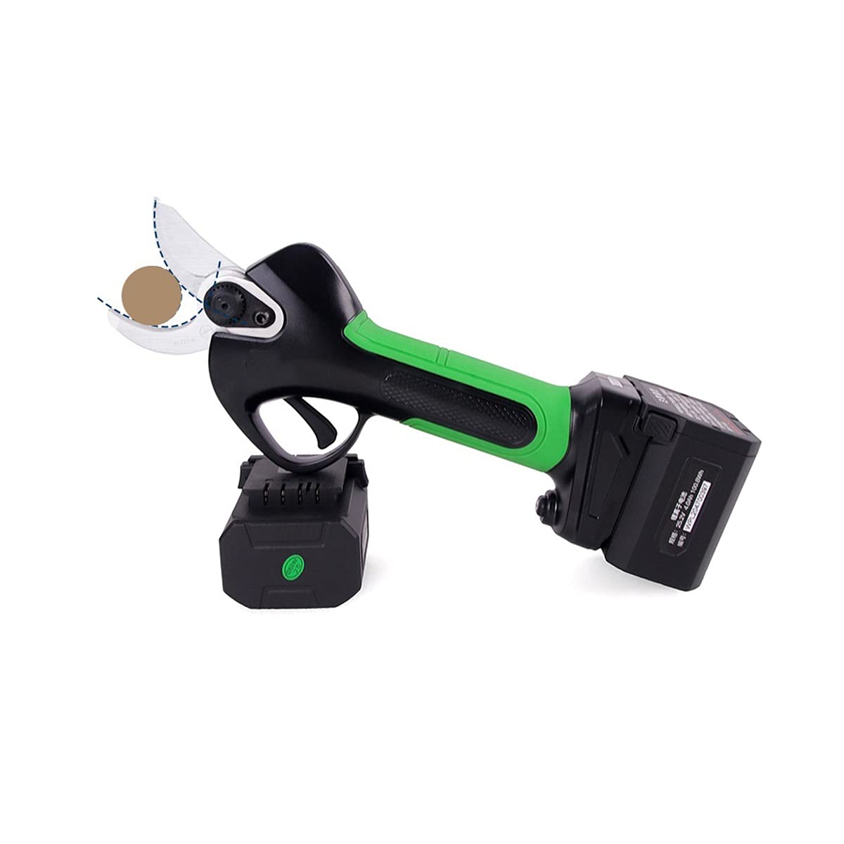 Electric Pruning Shears 37MM Cordless - 2-Speed Adjustable Garden Trimmer & Bonsai Cutter | Lightweight Handheld Power Tool for Tree Pruning, Shrub Trimming, Gardening & Landscaping