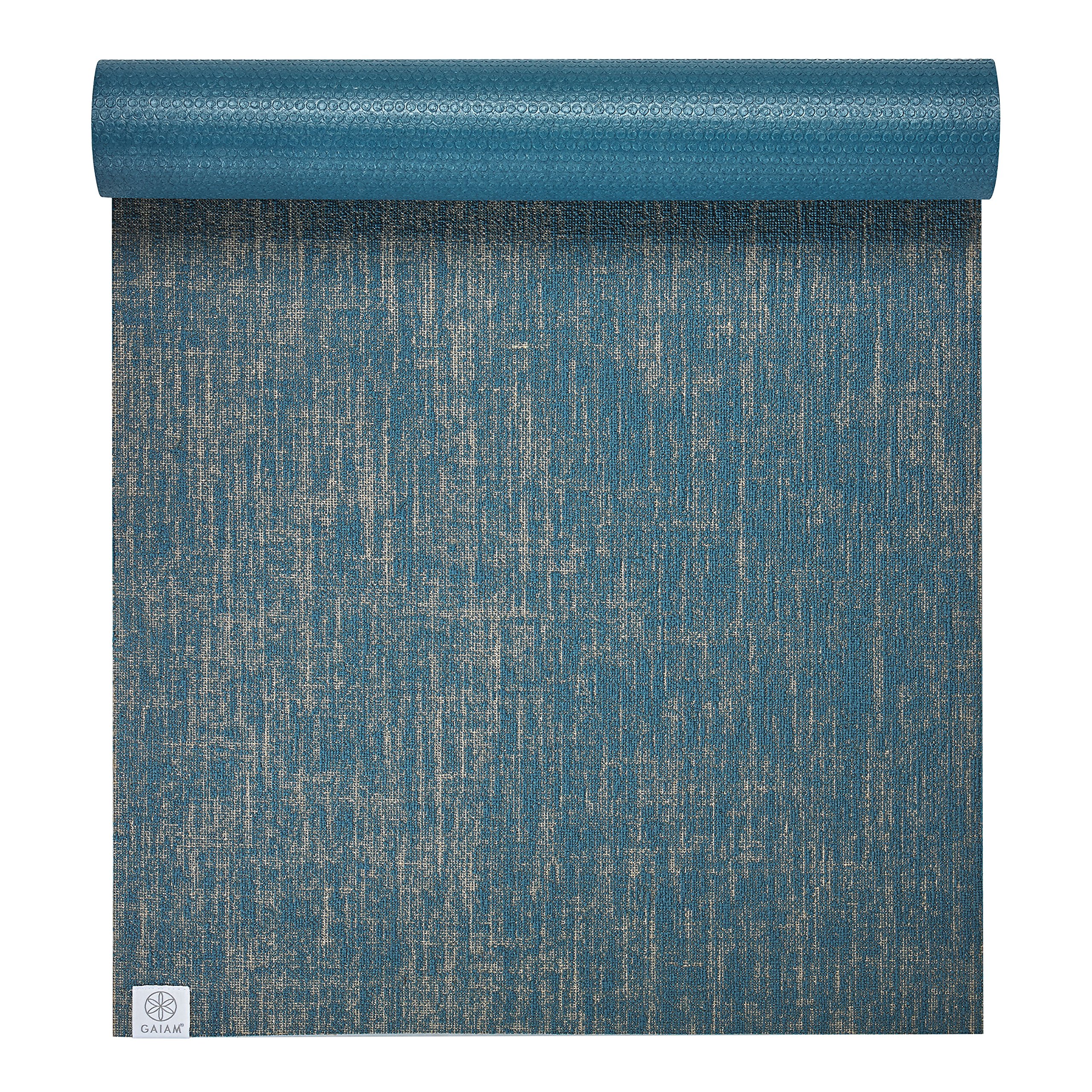 Eco-Friendly Gaiam Jute Yoga Mat - Non-Slip, Extra Thick & Durable for Hot Yoga, Meditation & Home Workouts - Perfect for Beginners & Professionals