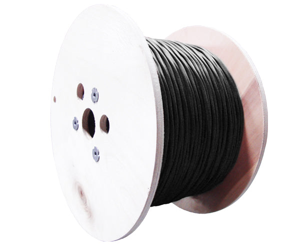 CAT6 Outdoor Bulk Ethernet Cable - 1000FT Aerial UTP Solid Copper with Messenger Wire, 23 AWG Weatherproof Network Cable for Outdoor Networking, Security Cameras & POE Installations