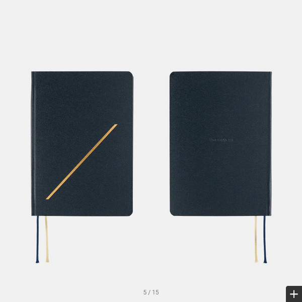 Hobonichi Techo 2025 Planner - Navy Blue A6 Daily Journal (English Edition) | January Start, Monday Start | Perfect for Productivity, Bullet Journaling & Personal Organization