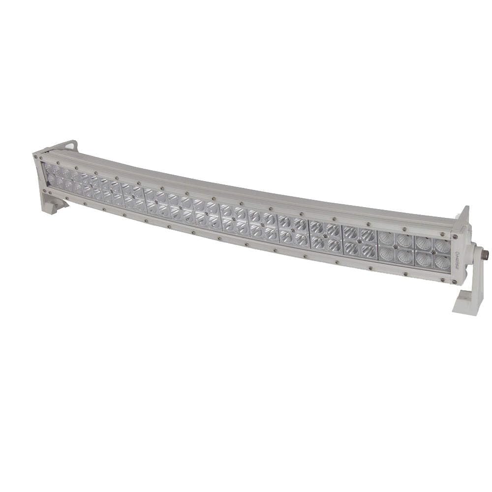 Heise Metra 30 Inch Curved Dual Row Marine LED Light Bar (HE-MDRC30) - Waterproof Boat Lighting for Offshore Fishing, Yachts & Marine Applications