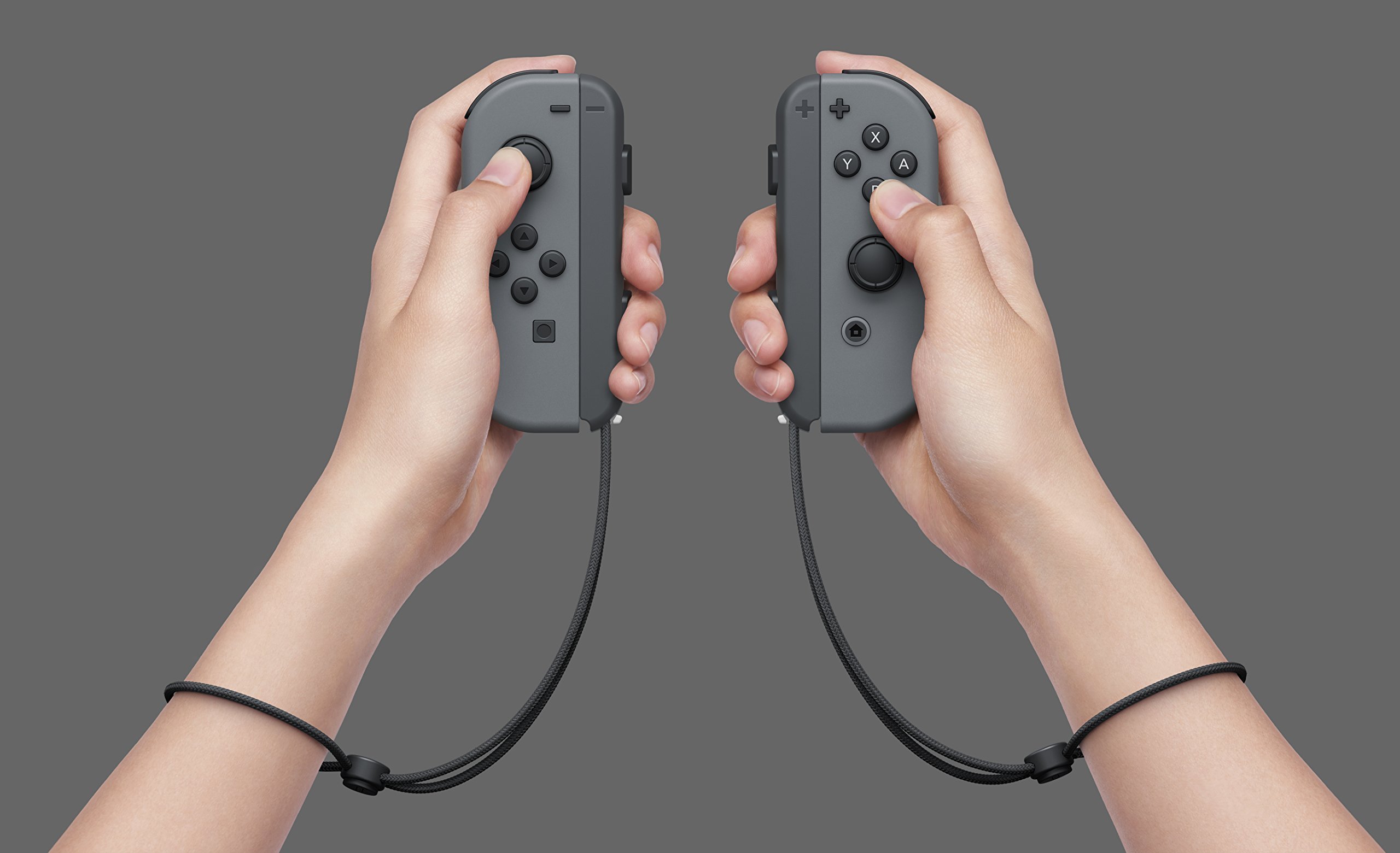 Nintendo Switch Console with Gray Joy-Con (Renewed) - Portable Gaming System for Home, Travel & Multiplayer Fun