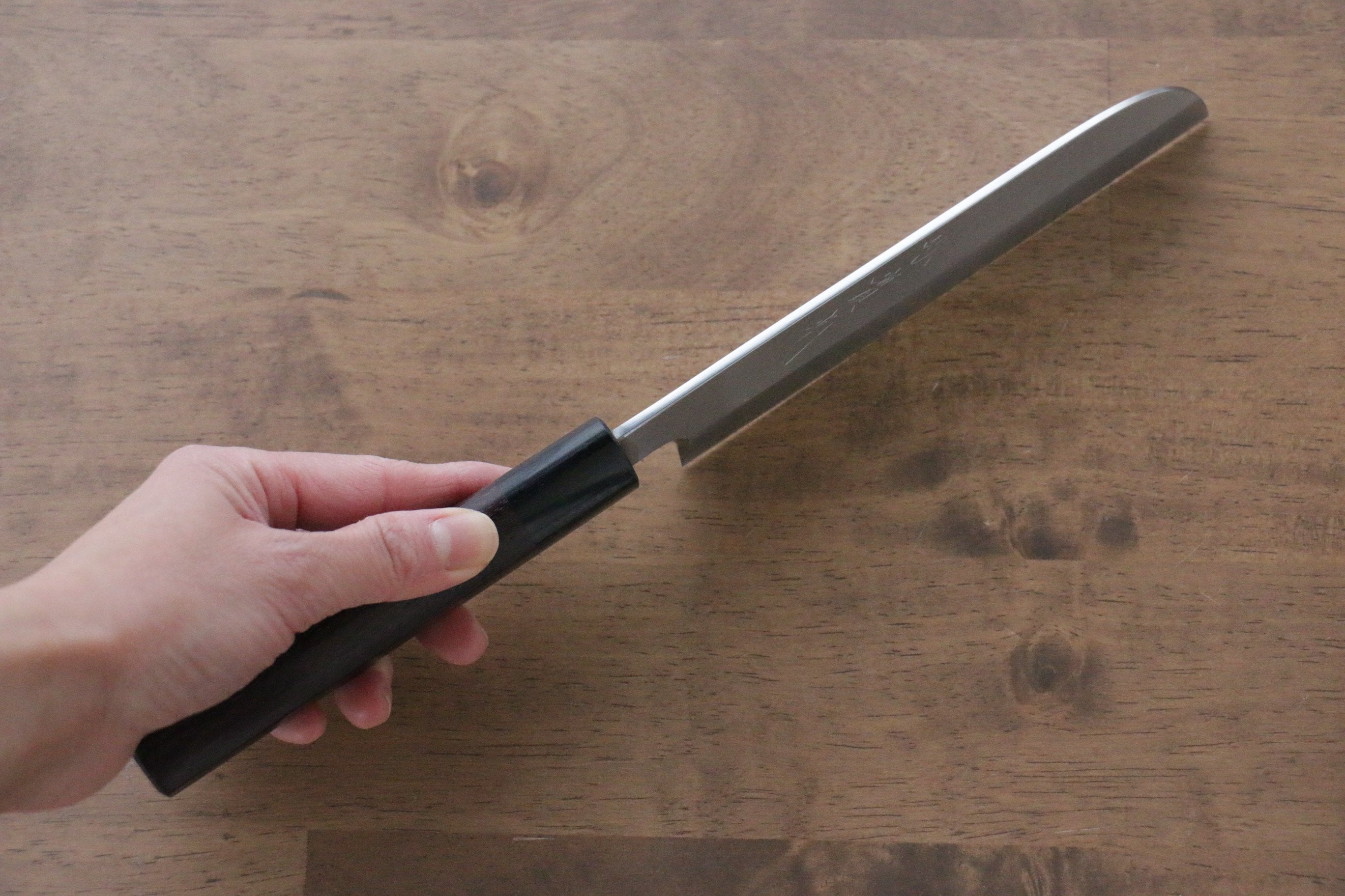 Premium Jikko Silver Steel No.3 Kamagata Usuba Japanese Chef Knife - 165mm with Elegant Shitan Handle - Perfect for Sushi, Vegetables & Precision Cutting