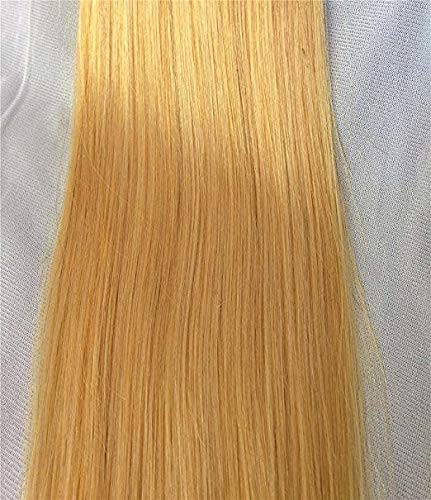 Remeehi 100% Real Human Hair Ponytail Extensions - 26 Inch Straight Claw Clip Hairpiece (145g, 22# Medium Blonde) for Everyday Wear, Parties & Special Occasions