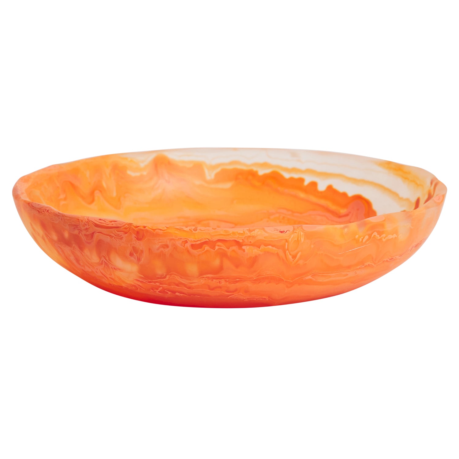 Premium Toni Bowl - Handcrafted Persimmon Wood Serving Bowl for Fruits, Salads & Snacks - Perfect for Dining, Entertaining & Home Decor