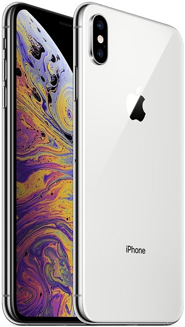 Refurbished Apple iPhone XS Max 256GB - Excellent Condition, Silver | Unlocked Smartphone for Work, Travel & Daily Use