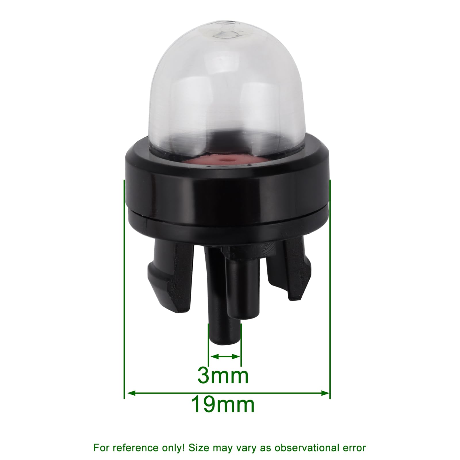 MTD 791-683974B Primer Bulb Fuel Line Replacement - Compatible with Ryobi 683974B, Walbro 188-512, Poulan 1950/2150, Husqvarna, Echo, STIHL, Homelite, McCulloch, Weed Eater - Perfect for String Trimmers, Chainsaws & Small Engine Repair