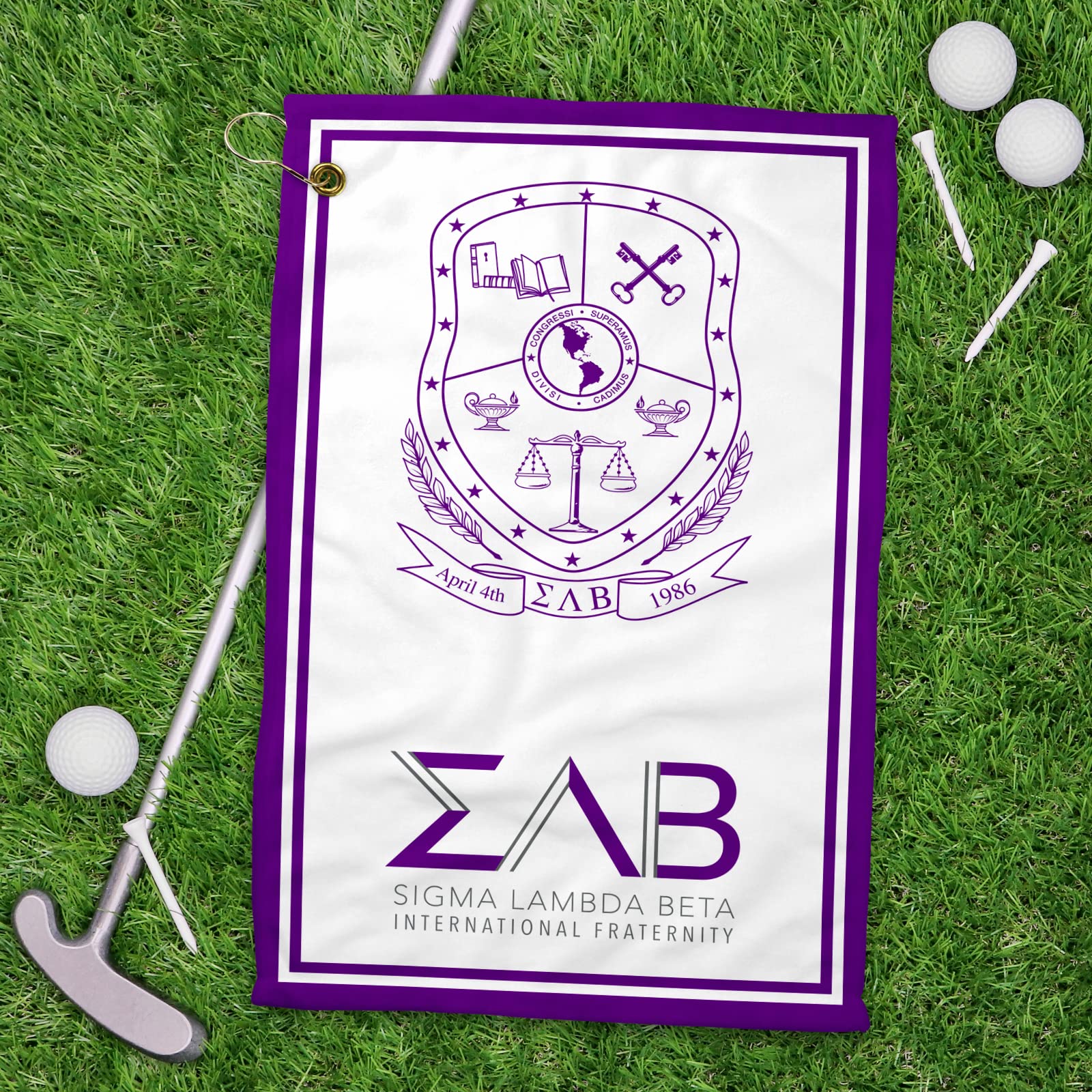 Sigma Lambda Beta Fraternity Microfiber Towel 11
