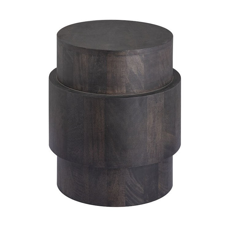 18 x 18 Inch Blackwash Accent Table by Robbins - Perfect for Living Room, Bedroom, or Entryway Decor