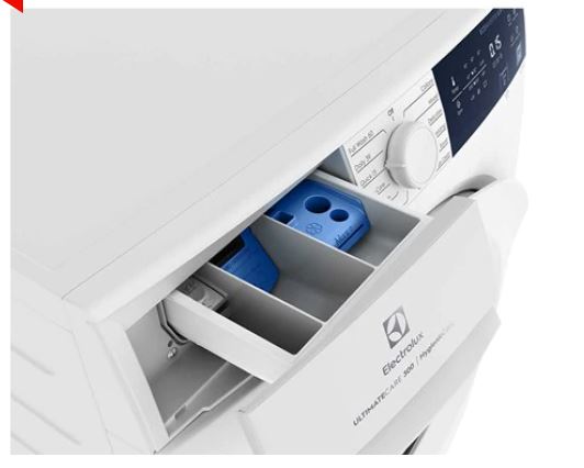 Electrolux EWF8024D3WB 8kg UltimateCare 300 Front Load Washing Machine - Energy Efficient, Quiet Operation for Apartments & Small Homes