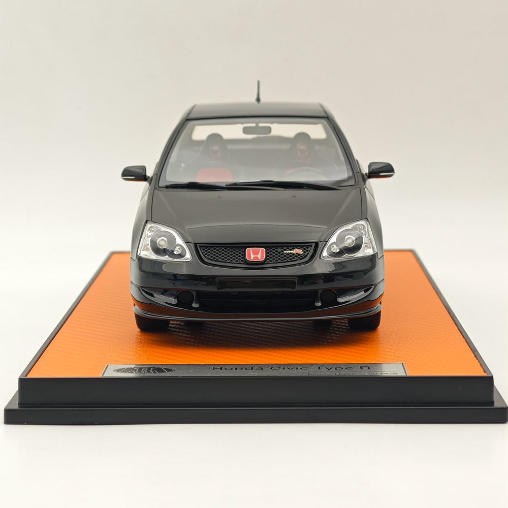 1:18 Scale Honda Civic Type R EP3 Championship 2004 Diecast Model Car - Black RM0018 by DNA Collectibles | Perfect for Car Enthusiasts, Model Collectors, and Display Showcases