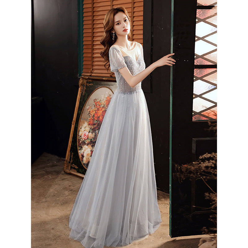 Elegant A-Line Sequins Long Prom Dress - Shiny Formal Evening Gown for Homecoming, Ball & Special Occasions | Style 522