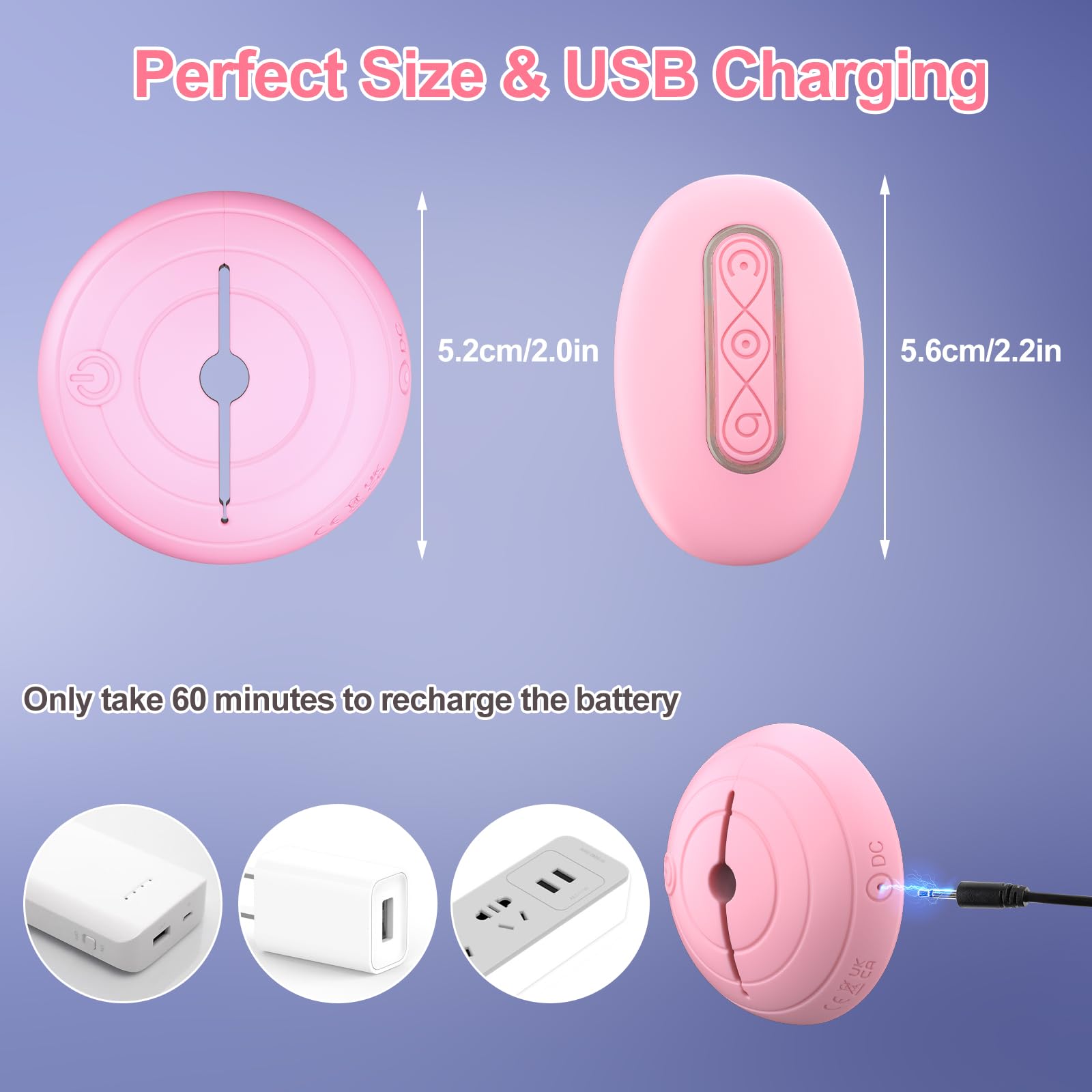 Silicone Nipple Vibrator with 10 Vibration Modes - Invisible Nipple Clamps Stimulator for Women, BDSM Fetish & Couples Play - Lightweight Sex Toy for Enhanced Pleasure & Flirting Fun (Perfect for Roleplay & Spicing Up Intimate Moments)
