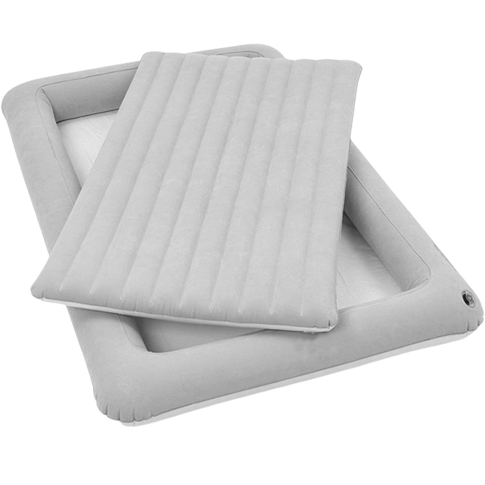 Inflatable Toddler Travel Bed - Portable Folding Air Mattress with Detachable Inner Pad for Kids | Lightweight & Compact Sleeping Solution for Airplane, Camping & Sleepovers | Perfect for Travel, Outdoor Adventures & Home Use