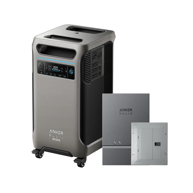 Anker SOLIX F3800 Plus Portable Power Station & Smart Home Power Kit - Backup Power for Camping, Emergencies, and Off-Grid Living