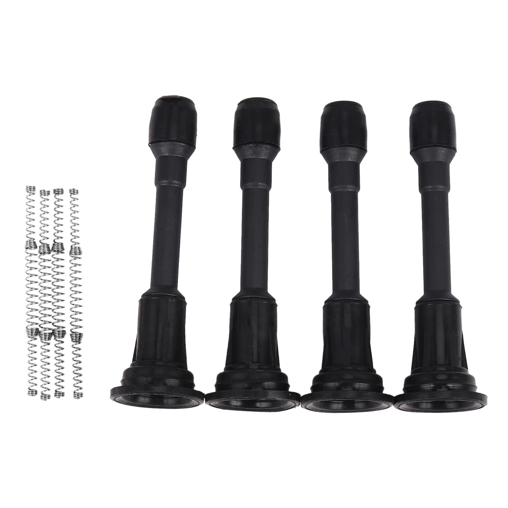 YISRAEL 4Pcs Ignition Coil Boots Cap 22448JA00A 22448JA00C Compatible with Nissan JUKE, MICRA, TIIDA - High Performance Spark Plug Boot Replacement for Smooth Engine Operation
