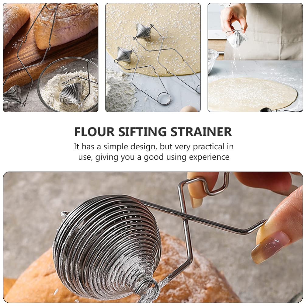 DOITOOL 1-Pack Stainless Steel Mesh Filter - Fine Powder Sifter for Baking, Flour, Sugar & Spices | Perfect for Home Kitchen, Coffee, and DIY Crafts