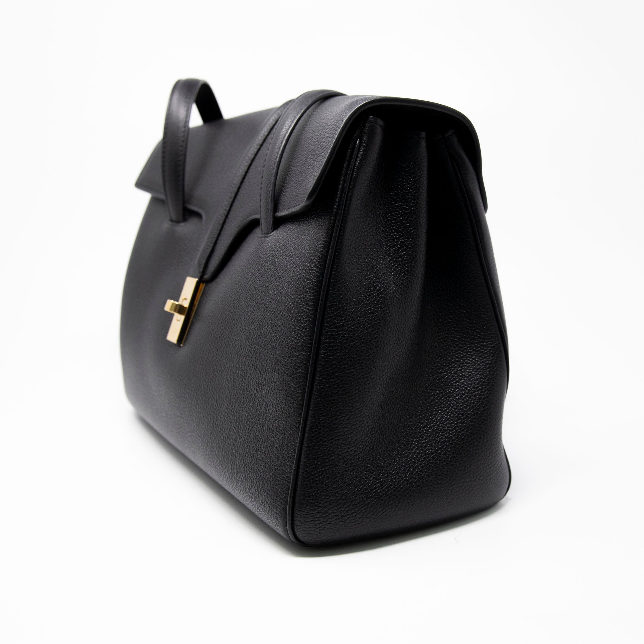 Celine Black Medium Soft 16 Leather Shoulder Bag - Luxury Handbag for Women, Perfect for Work, Travel & Everyday Use