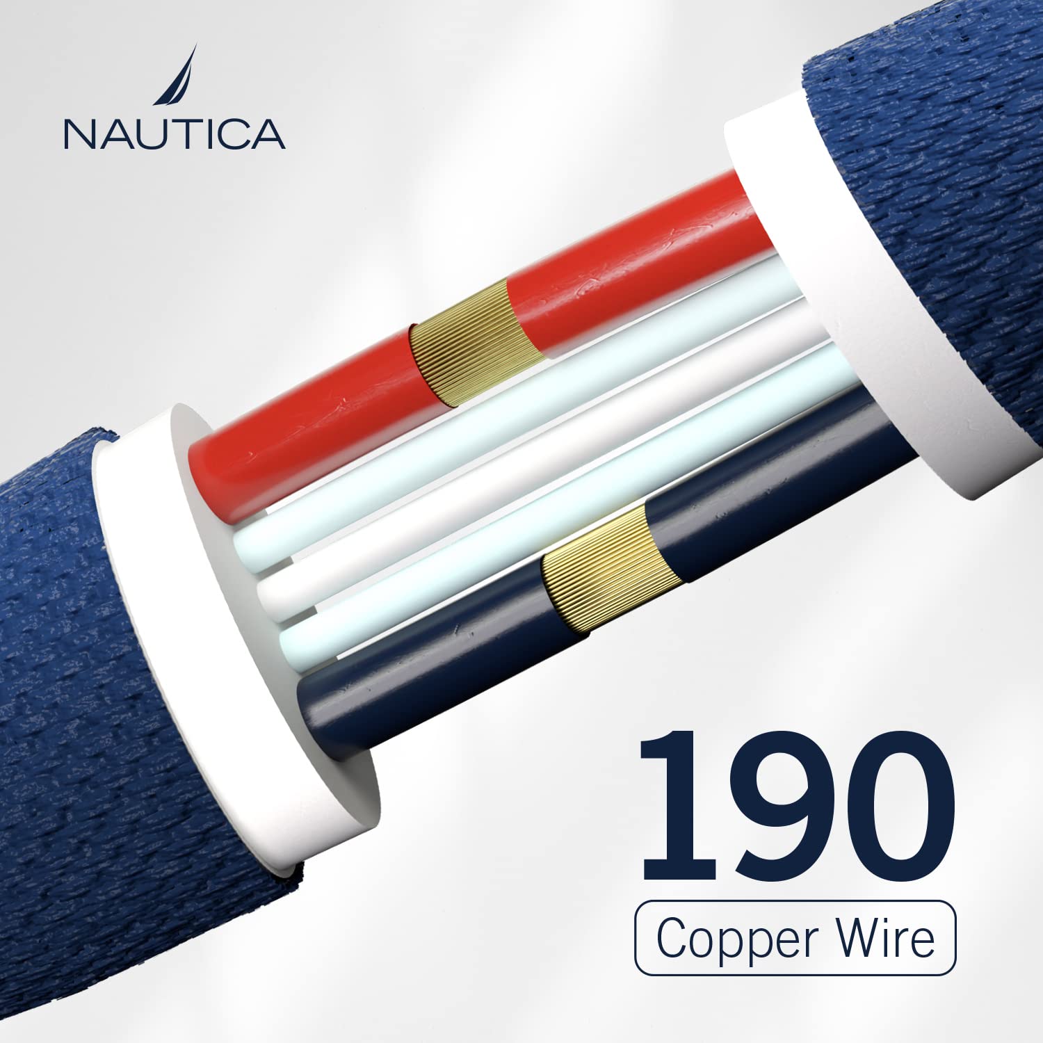 Nautica USB-C to USB-A Fast Charging Cable 4.5A - Compatible with Galaxy S9/S10/S10+, LG V20/G5/G6, PS5 Controller - High Speed Charging Cord for Phones, Tablets & Gaming Devices - Perfect for Home, Office & Travel Charging