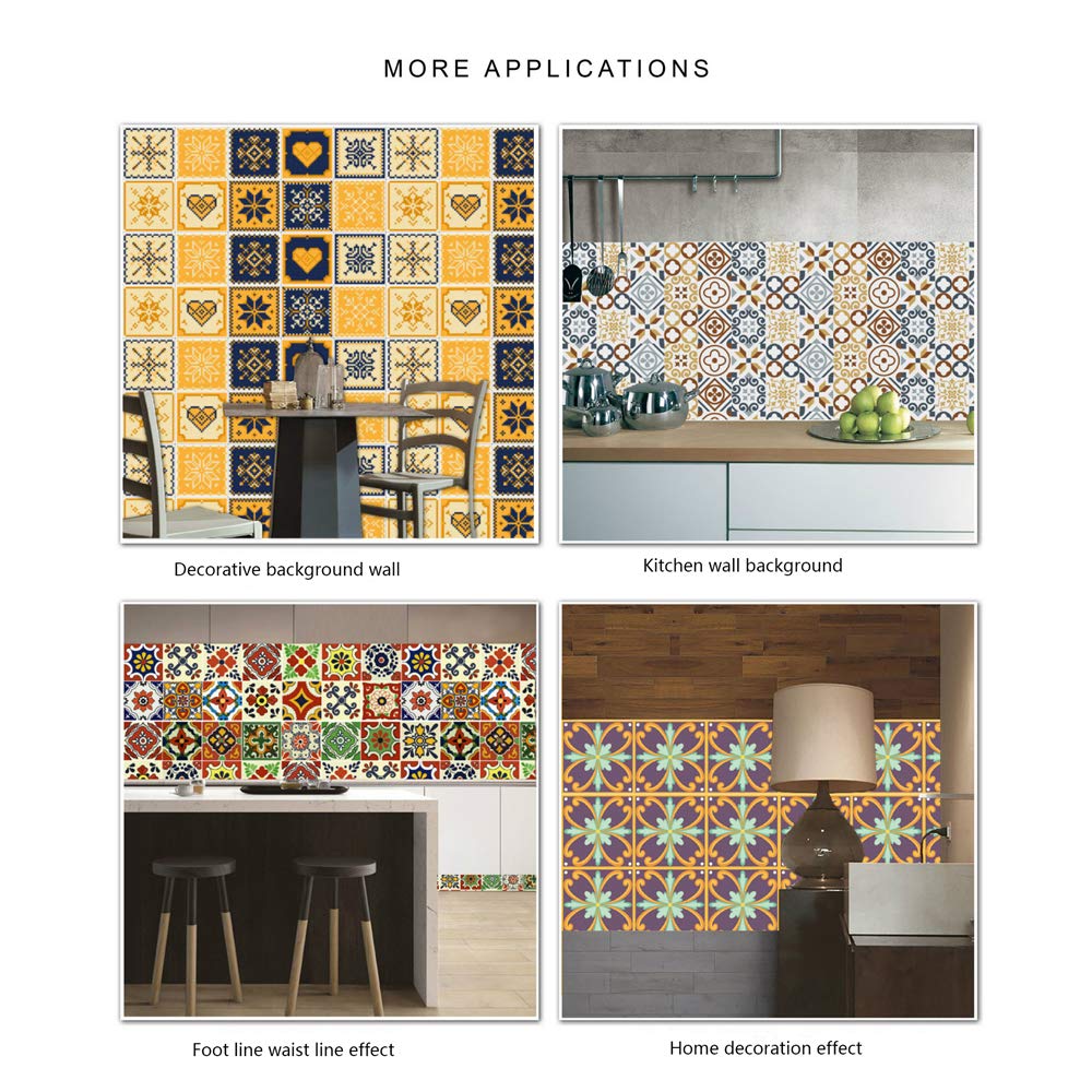 10-Piece Nordic Hexagon Tile Stickers - Non-Slip Floor Decals for Bathroom, Kitchen & Home - Mosaic Wall Stickers for DIY Home Decor & Rental Apartment Upgrades