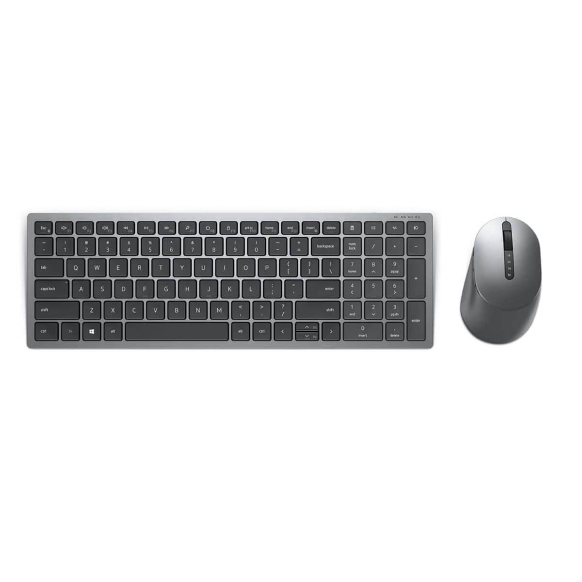 Dell KM7120W Wireless Keyboard and Mouse Combo Set - Ergonomic Design for Home Office, Gaming & Productivity | 2.4GHz Connectivity | Plug-and-Play | Compatible with Windows/Mac
