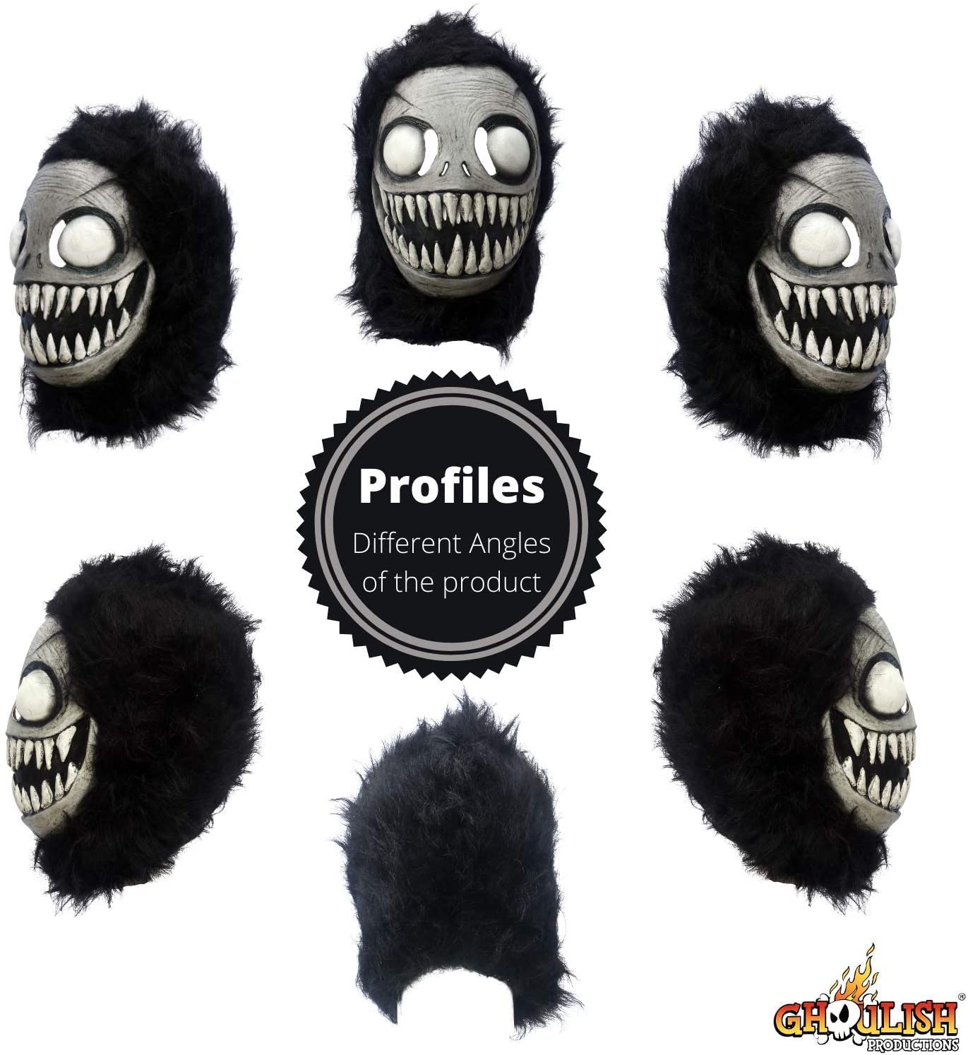 Ghoulish Productions Nightmare Mask - Scary Halloween Latex Mask for Adults, One Size Fits All | Perfect for Halloween Parties, Haunted Houses & Horror Cosplay