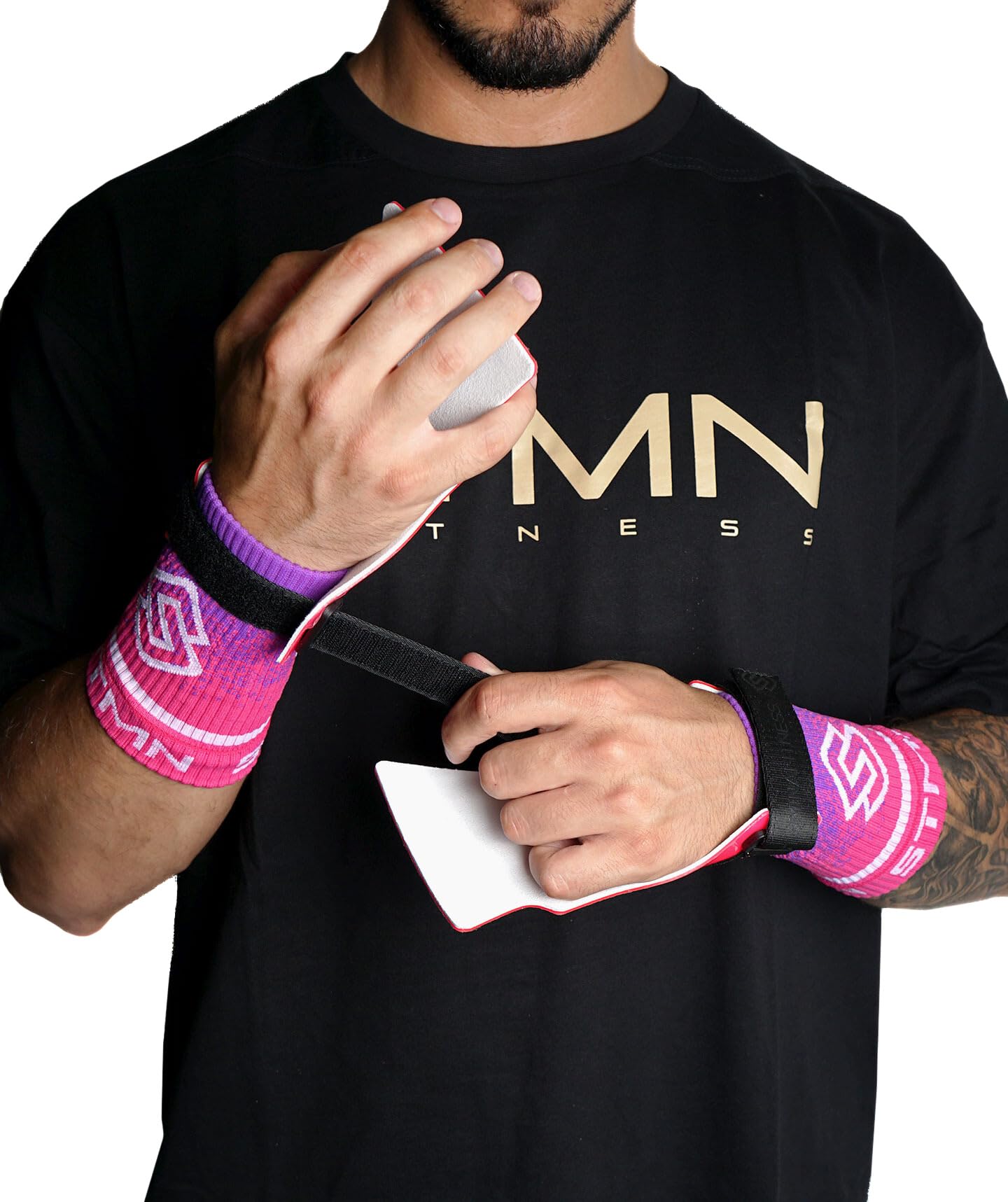 STAMINA FITNESS Slim Wrist Wrist Wraps for Weightlifting & CrossFit - Support & Stability for Gym Workouts & Strength Training