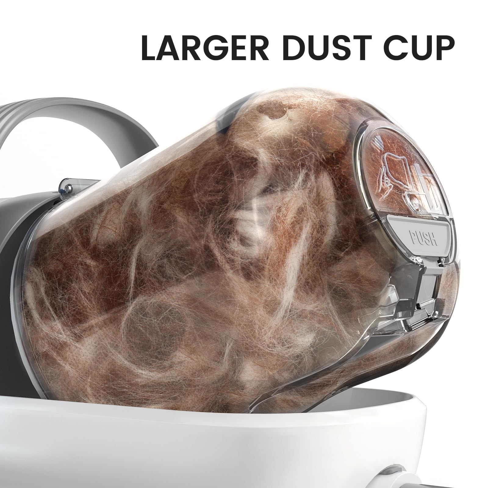 Oneisall Dog Grooming Vacuum with Clipper & Nail Grinder - 1.5L Dust Cup Pet Hair Vacuum Brush, 7-in-1 Deshedding Kit for Dogs & Cats - Perfect for Home Cleaning & Pet Grooming Salon Use