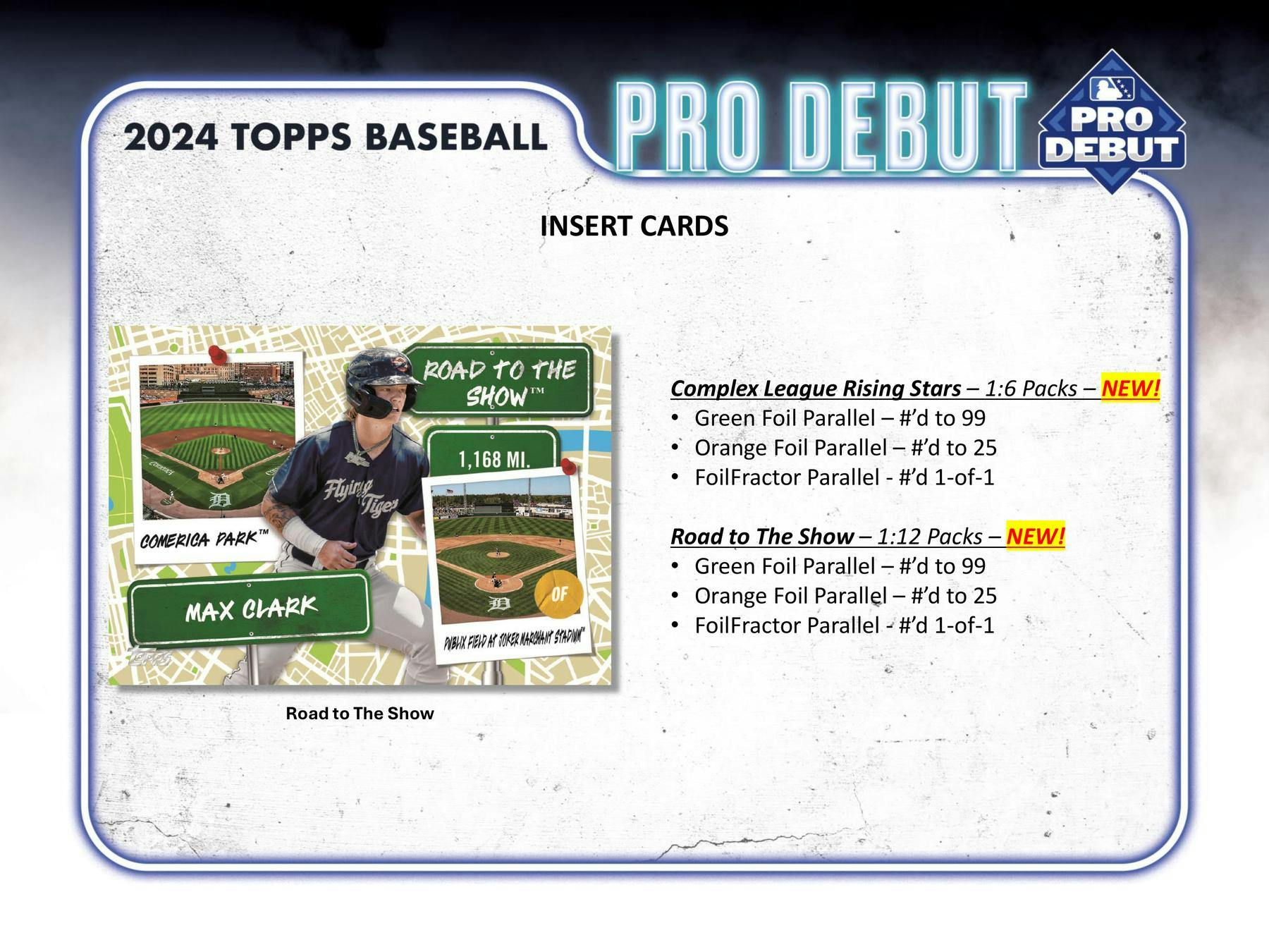 2024 Topps Pro Debut Baseball Hobby Jumbo Box - 24 Packs with Autograph & Relic Cards - Perfect for Collectors & Fantasy Baseball Fans (MLB Prospects Edition)