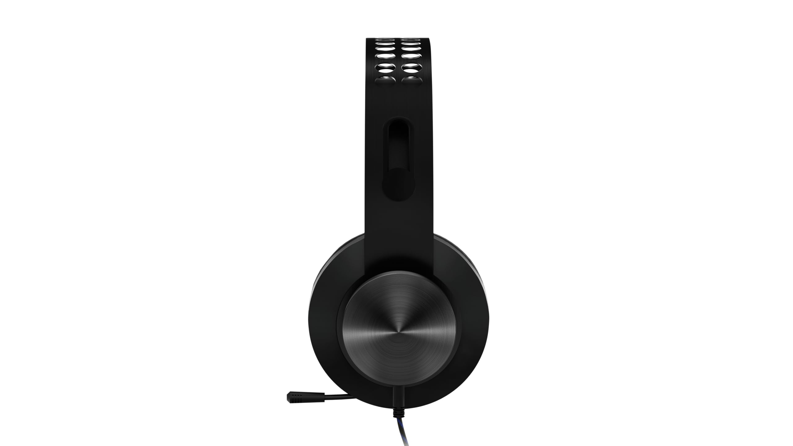 Lenovo Legion H300 Stereo Gaming Headset with Noise-Cancelling Mic - Memory Foam & PU Leather Earcups, Adjustable Steel Headband - Compatible with PC, PS4, Xbox One, Nintendo Switch & Mac (Black) - Perfect for Competitive Gaming, Streaming & Long Sessions