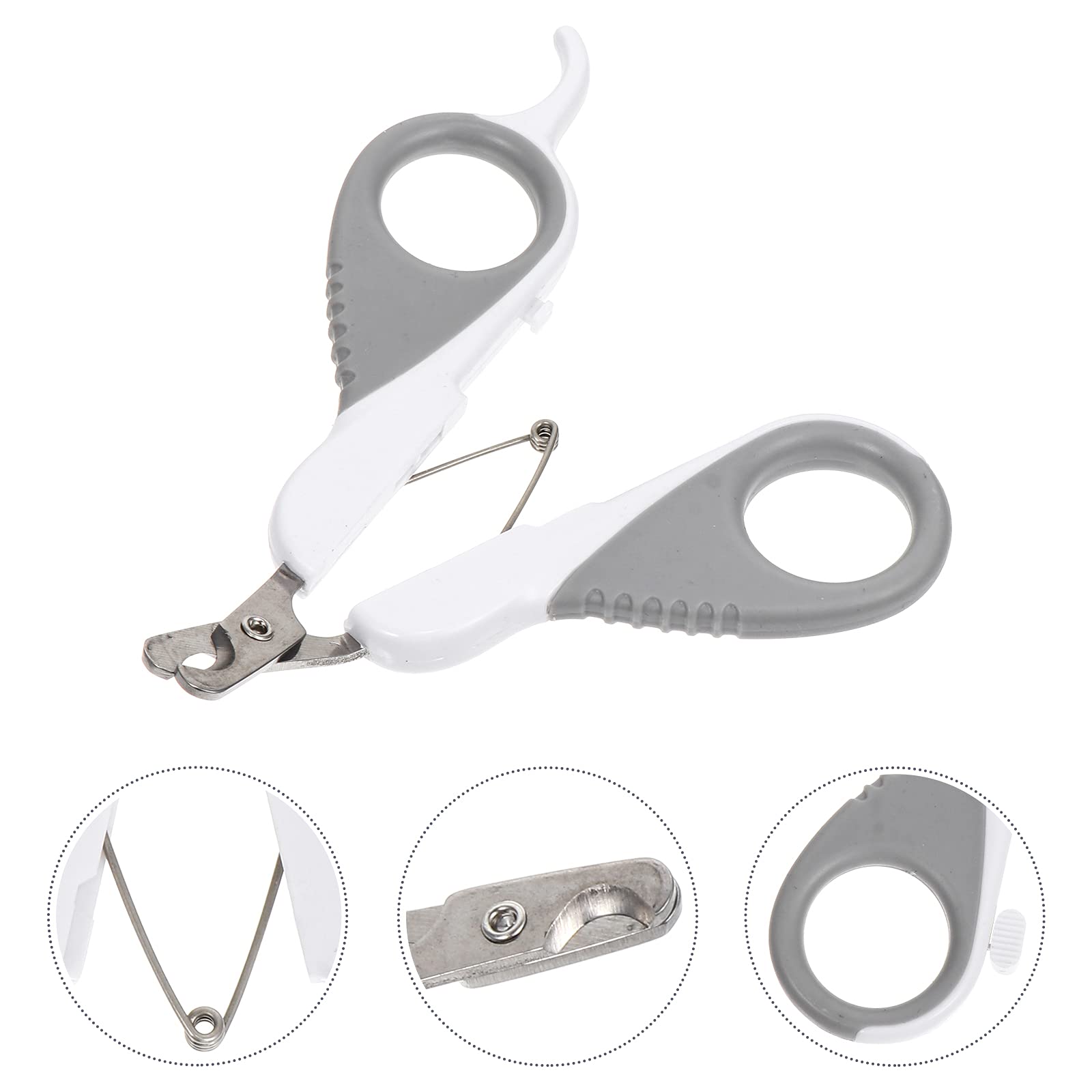 ULTECHNOVO Professional Dog Nail Clippers - Stainless Steel Pet Nail Trimmer for Large Dogs & Cats - Safe Grooming Tool with Nail File - Perfect for Home Pet Care & Professional Grooming Use