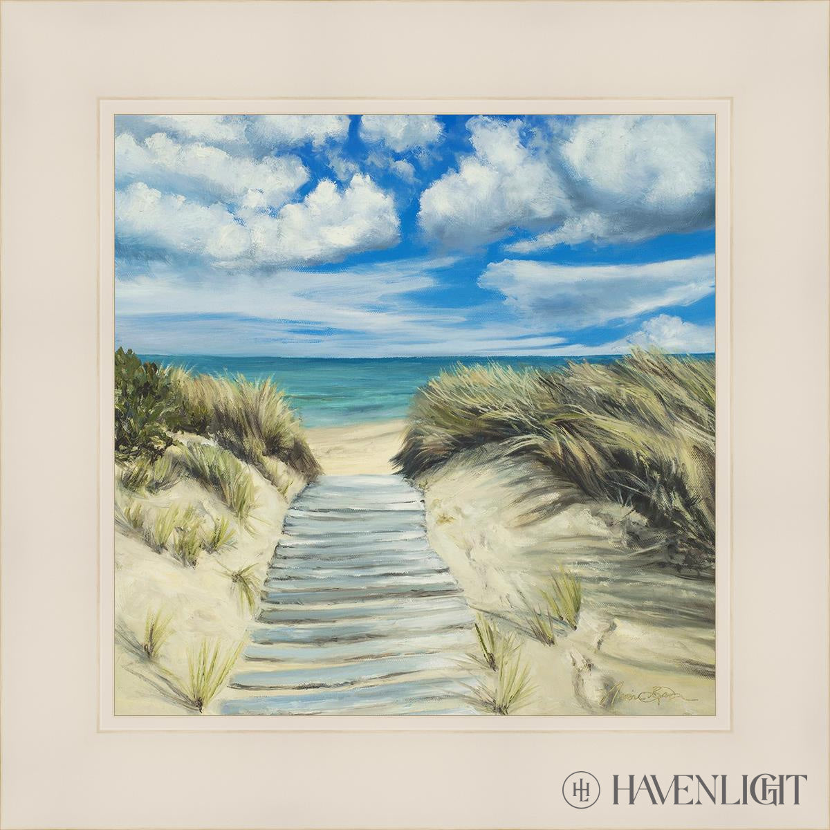 Seaside Decor - Handcrafted Broken Path Mosaic Art Piece for Home & Garden Wall Decor | Perfect for Beach House, Coastal Living Room, or Outdoor Patio