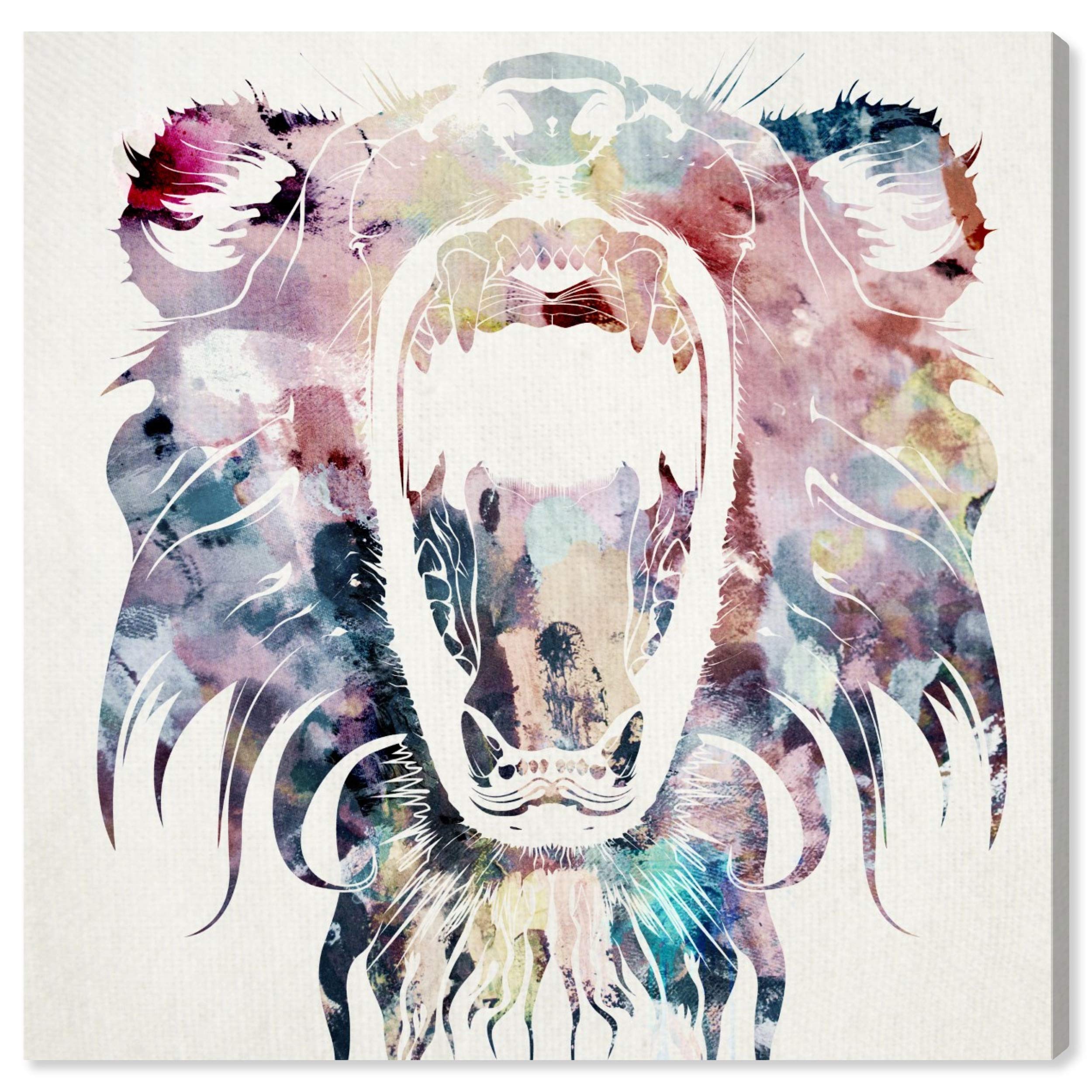 Wild Child Pink & White Animals Wall Art Canvas Prints by Oliver Gal Artist Co. - 12