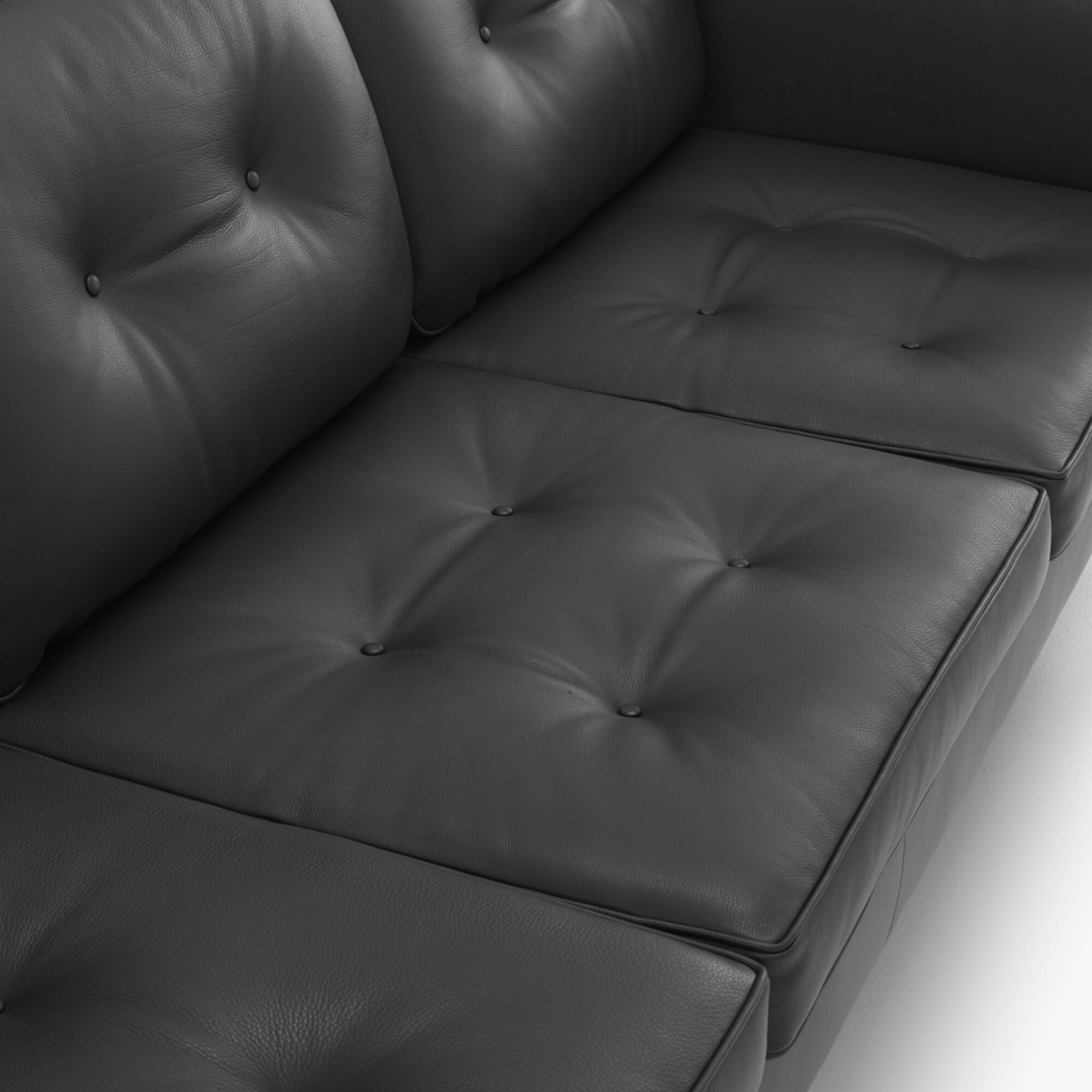 Andy Large Upholstered Settee Sofa - Modern Living Room Furniture for Comfortable Seating & Relaxation
