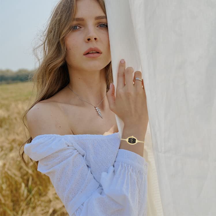 Elegant Petite Diamond Bracelet Watch for Women - Waterproof Analog Dress Watch, Perfect Gift for Girlfriend, Wife, or Loved Ones | Ideal for Weddings, Parties, and Special Occasions