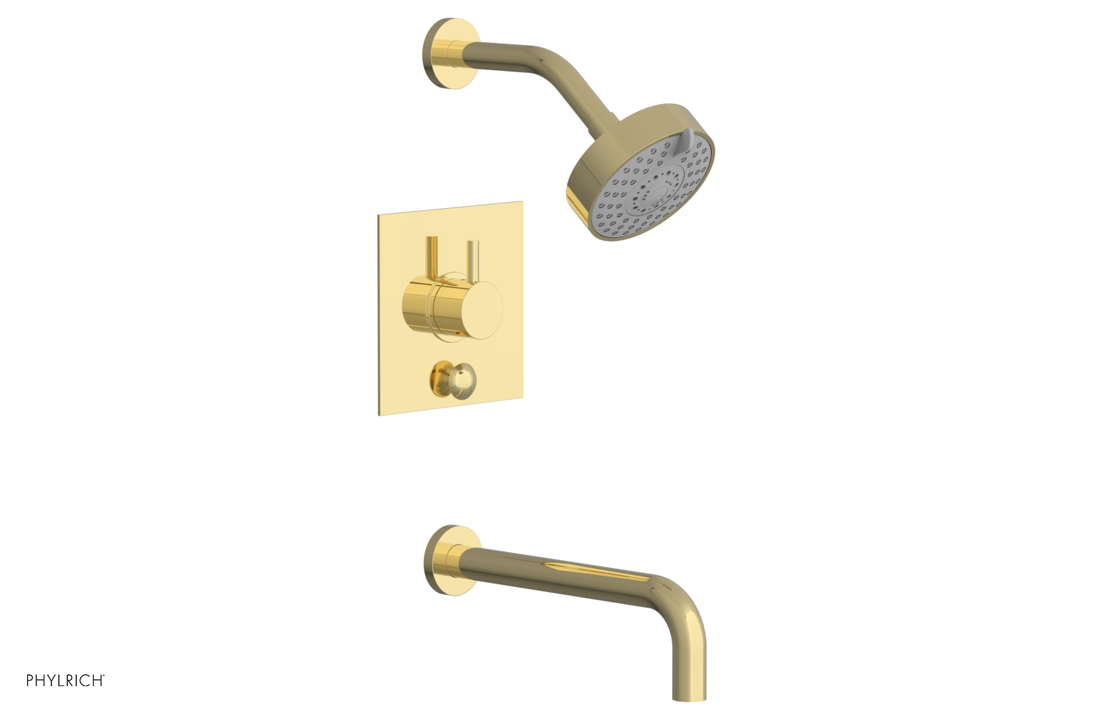 BASIC II 10 Pressure Balance Tub and Shower Faucet Set - 230S 29 10 - Perfect for Bathroom Renovation & Modern Home Upgrade