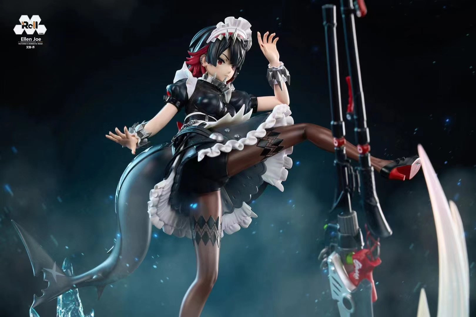 Roll Studio Zenless Zone Zero Ellen Joe Action Figure - Collectible Anime Character Statue for Fans | Perfect for Display, Gaming Setups, and Anime Merchandise Collections