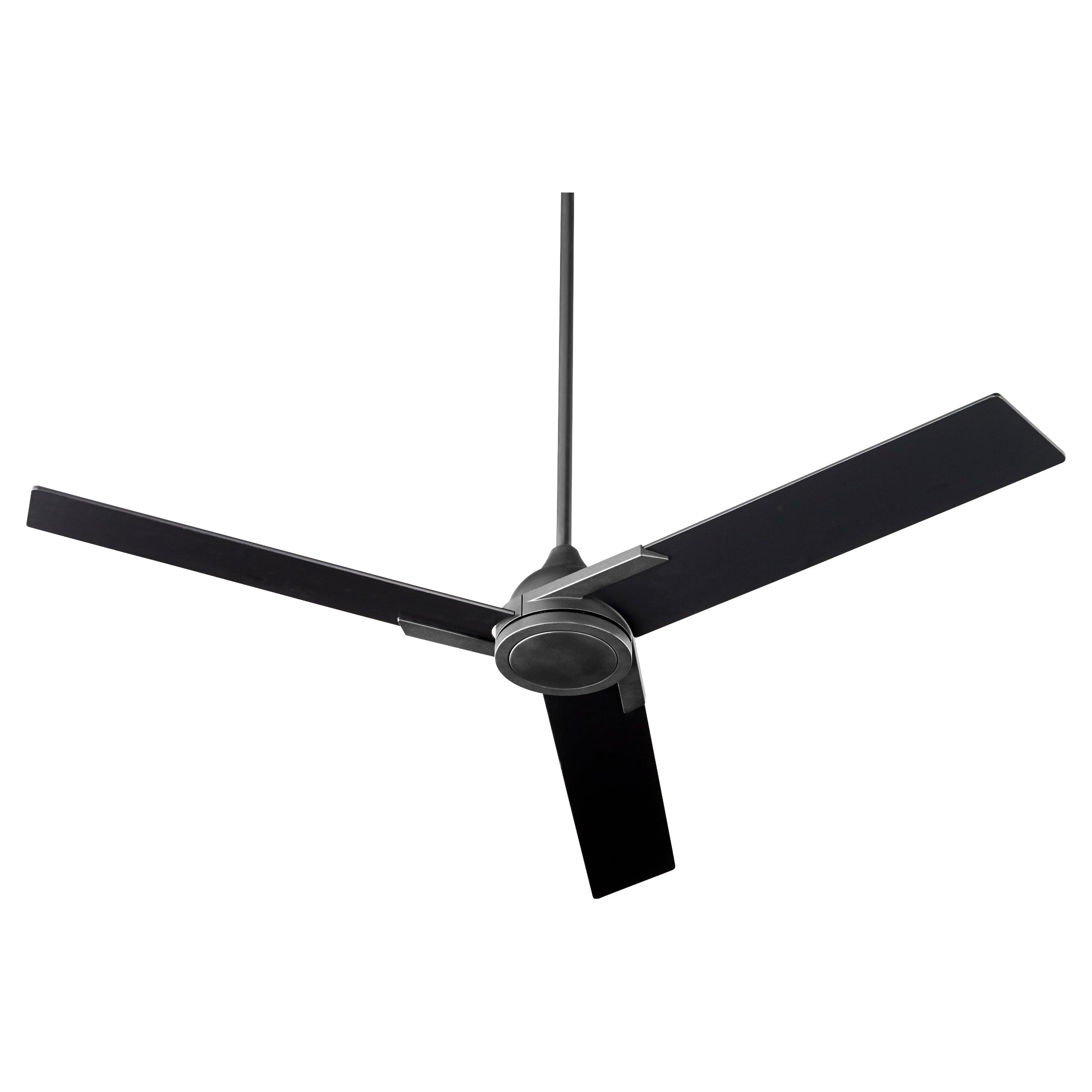 52 Inch Black Oxygen Coda 3 103 15 Ceiling Fan with LED Light Kit - Modern Indoor/Outdoor Cooling Solution for Living Room, Bedroom, Patio & Covered Porch