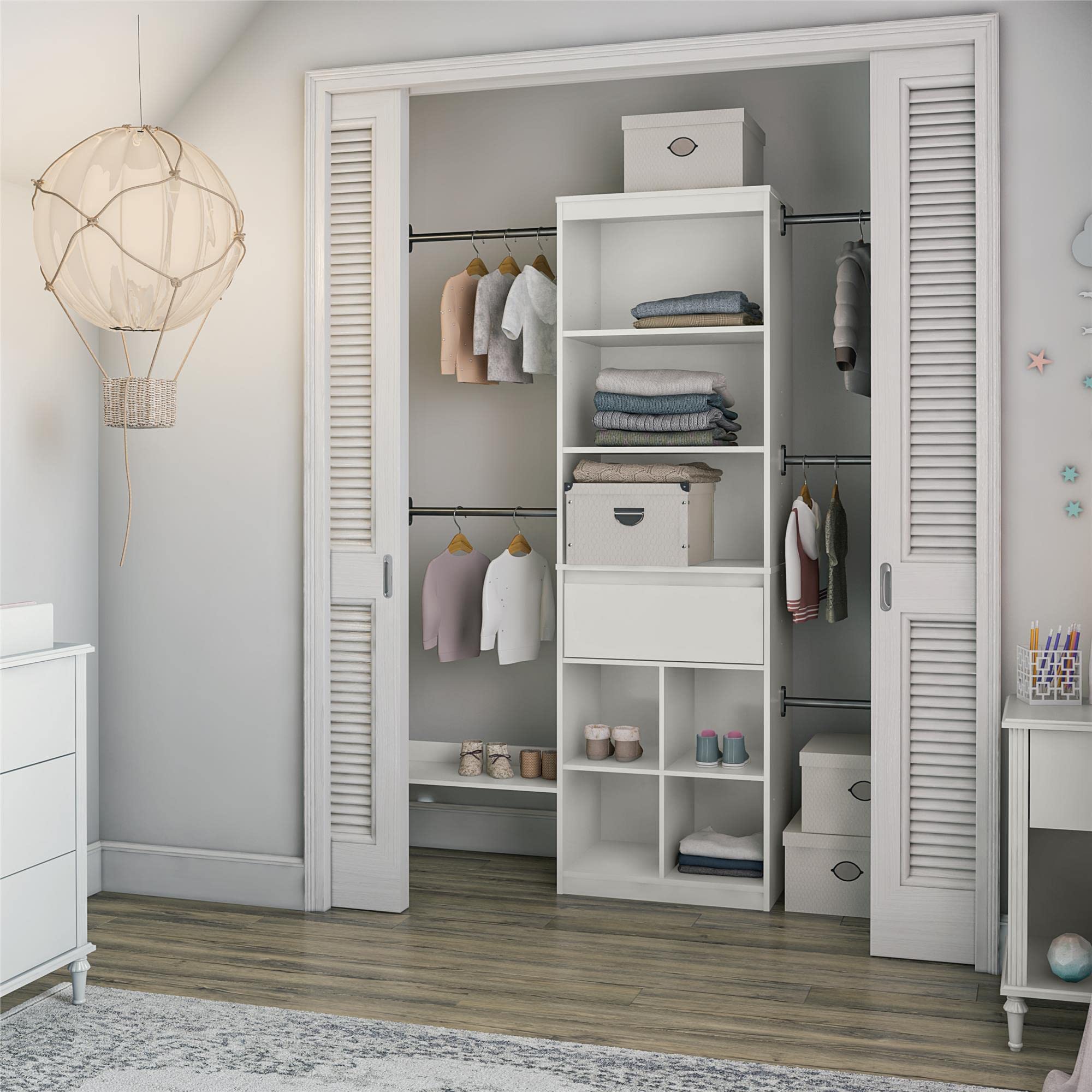 Little Seeds Grow with Me Adjustable Kids Closet Organizer System - 15.69