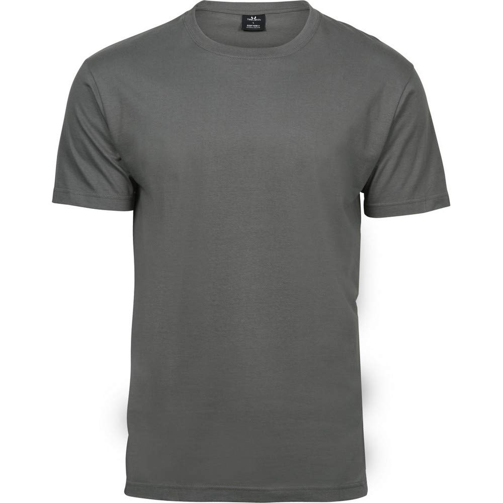 Men's Short Sleeve Cotton T-Shirt - Comfortable Casual Tee (Medium, Powder Grey) | Perfect for Summer Outfits, Gym Wear & Everyday Casual Style